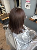 クラゲヘアー/小顔に見せるヘア/ココアベージュ/伊丹