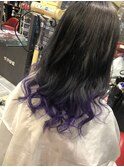 裾カラー（紫）
