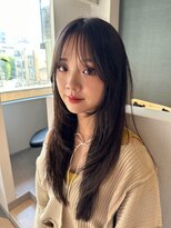 アム(amu)&nbsp;ハッシュカット/レイヤーカット/前髪カット/おくれ毛カット