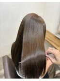 秋のトレンド◎メテオストレート髪質改善うる艶ロング