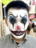 アップスニニー(up's niny)&nbsp;ハロウィン口裂けピエロメイク！