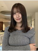 マロンブラウン×ミディアムレイヤー♪