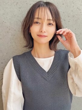 アイドットプラスフェリシア 表参道(i.+FERiCIA.) 20代/30代/ニュアンスカラー/小顔/前髪カット/ショート/表参道