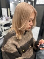 ピリオド 蒲田(Period.) 髪質改善/ベージュカラー/ブリーチカラー/蒲田/近藤