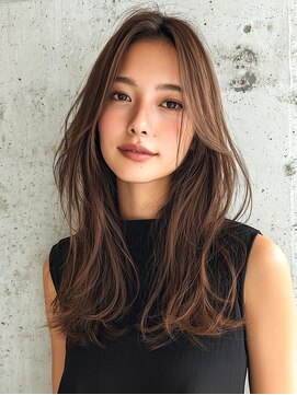 赤れんがアネックス(ANNEX) ロング×デジタルパーマ３０代４０代５０代６０代似合わせカット