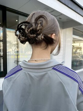 ナービス(NARVIS) ヘアセット/和風/お団子/ポニーテールアレンジ