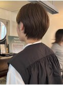 ショート/ショートパーマ/ハイトーンショート/前下がり/前髪