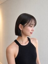フォト 新宿三丁目(foto)&nbsp;髪質改善縮毛矯正地毛風ストレート切りっぱなしボブ