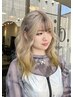 【浅谷限定】カット+ブリーチオンカラー19.800～