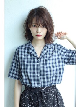 トータルビューティーサロン プリエ(prier) シースルー 外ハネボブ ヘルシースタイル 斜めバング