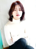 バース(BIRTH)&nbsp;天神【BIRTH】フェミニンボブ×チェリーブラウン　3