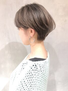 アルバム 渋谷パルコ(ALBUM) シアーベージュショート_毛先パーマことりベージュ_ba265792