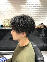 ボルド(MEN'S HAIR SALON BORDO)&nbsp;ツイストスパイラルパーマ×センターパート