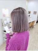 ハイライト×グレージュ