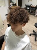 外国人風×マッシュ×スパイラル