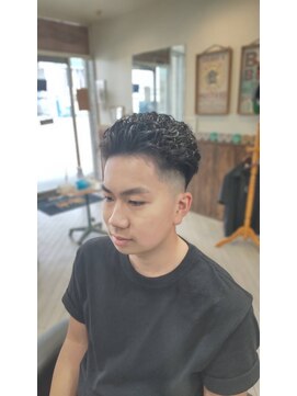 髪男 パッチョ(paccho) パーマ