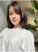 ・くびれヘアマッシュボブ 小顔カット