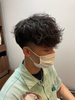 パシフィックダズールコパン(Pacific Dazzle copain) メンズ　カット　マッシュ　パーマ