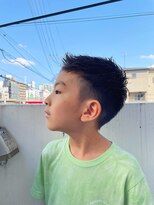 サロンドミルク 新百合ヶ丘店(salon de MiLK)&nbsp;＊キッズカットインナーカラーショートボブ新百合ヶ丘脱白髪