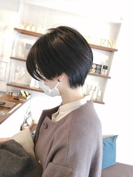 個室型美容室 グリーン(green) ハンサムショート◎黒髪
