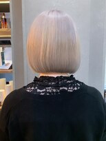 ロンド 表参道店(Lond)&nbsp;Lond表参道【伊杏】憧れホワイトベージュ　小顔ボブ
