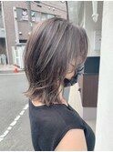 くびれボブ/白髪ぼかし/赤羽
