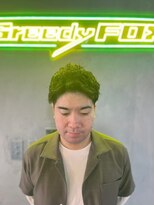 グリーディーフォックス 三軒茶屋(GreedyFOX)&nbsp;波巻き/マッシュパーマ/ウルフ/ハイライト<理容室>三軒茶屋
