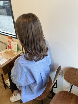 ヘアーデザインプレクト(Hair Design PRECT) グレージュ×ダブルカラー