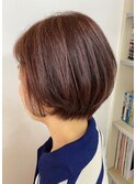 「RYOKO」304050代 ショートボブ×ニュアンスハイライト