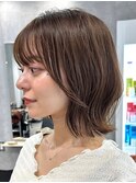 30代40代大人女性/前髪ありショートボブ/ショートヘア/髪質改善