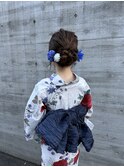 浴衣着付け＆ヘアセット