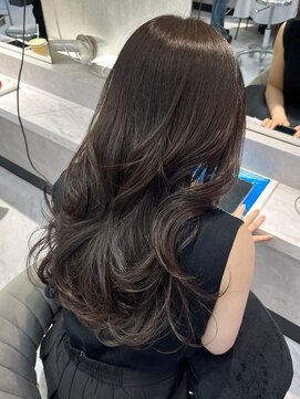 ジーナ 名駅(XENA.) ダークグレージュ/グレージュ/レイヤーカット