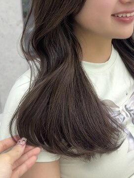 ビューブルー 亀戸錦糸町(VIEW BLUE) ◎美髪カールピンクブラウンロングセミディ似合わせ前髪