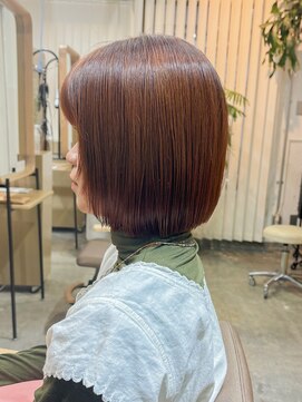 サロン シー(salon sea) salon  sea ヘアカラー　　オレンジブラウン