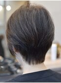 大人ショート/タイトなシルエット/40代/50代