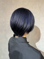 シアン(CYAN)&nbsp;#ディープブルー#ブリーチカラー#髪質改善#艶髪#韓国風