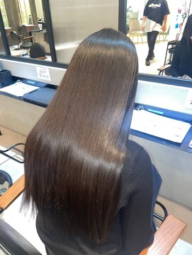 ダブル(W) 髪質改善/縮毛矯正/ストレートロング