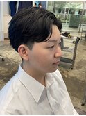 リバースフェザーセンターパート