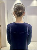 hair set  お呼ばれパーティー　カチモリヘア　パーティーセット
