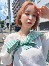 カフェアンドヘアサロン リバーブ(cafe&hair salon re:verb) サーモンピンクカラー◎