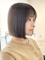 ウィリートーキョー 渋谷(WELLY TOKYO)&nbsp;20代30代【ストレートボブ】ダークグレージュ