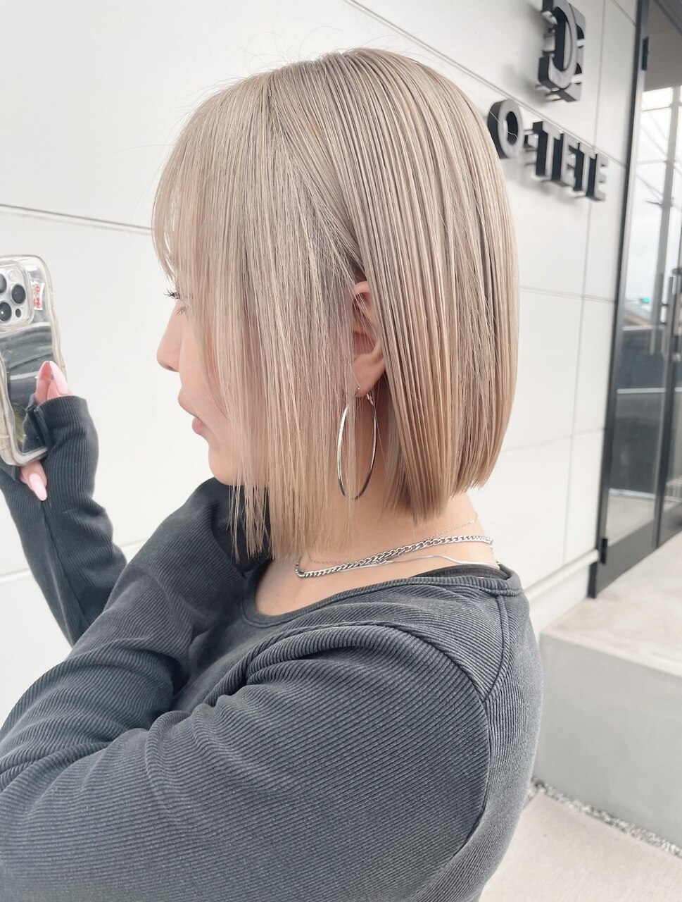 O-TETE ミルクティーカラーショートスタイル：L188034245｜オー