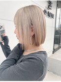 O-TETE ミルクティーカラーミルクティーベージュボブ