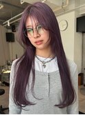 薬院　ブリーチなしカラー　暖色カラー　ボブ