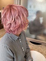 フランヘア 新宮店(Flan hair)&nbsp;びびっとピンクカラー