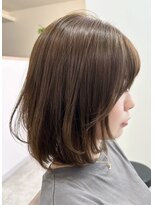ランガリ ヘアアンドスパ(Rangali Hair&Spa)&nbsp;レイヤーボブ×シアベージュカラー