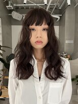 テクネ 天神大名(techne)&nbsp;天神大名顔周りレイヤーカットミディアムボブタッセルボブパーマ