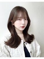 アマトウキョウスマートサロン(AMA TOKYO×Smart Salon)&nbsp;韓国ヘア　レイヤーカット　顔まわり