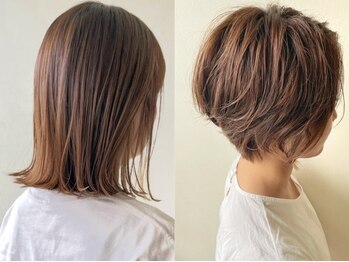 セルカ 高田馬場(CERCA)の写真/大人女性からの口コミ◎白髪ぼかしハイライトや透明感ある理想の髪色を叶える♪毎月の白髪染めはCERCAへ☆