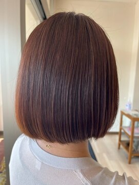 ユーミー(yume by aura) #大人ボブ #艶カラー #髪質改善 #脱白髪染め